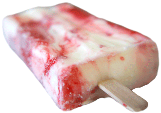 Strayberries and Cream Paleta